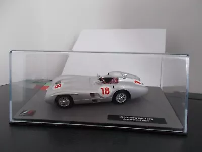 £10 • Buy Formula 1 Mercedes W196 JUAN MANUEL FANGIO 1955 Car No 18 - 1:43 & Display Case