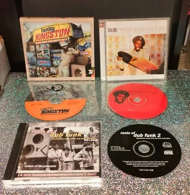 £25 • Buy X 3 REGGAE DUB FUNK CDs Funky Kingston TROJAN - ROOTS Of DUB - Bass Culture 