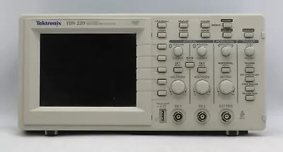 Tektronix TDS 220 Two Channel Digital Real Time Oscilloscope *Tested For Power* • $200