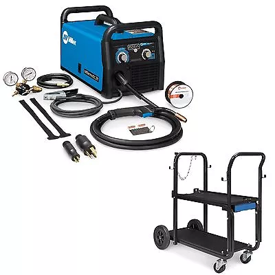 Miller Millermatic 211 MIG Welder With Advanced AS And Running Gear (951603) • $2425