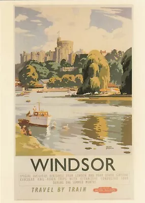 Unused Postcard - British Rail Publications - Windsor • £1.50