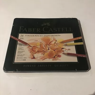 Faber-Castell Colour Pencils Tin Set Of 24 - Polychromos Made In Germany SEALED • $59.99