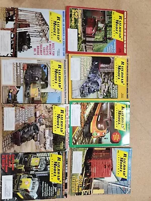 Model Railroader Magazines  Lot Of 8 From 2012 • $18