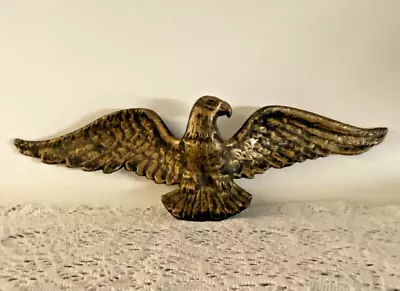 Vintage Aluminum Metal EAGLE Wall Hanging American Plaque • $29.99