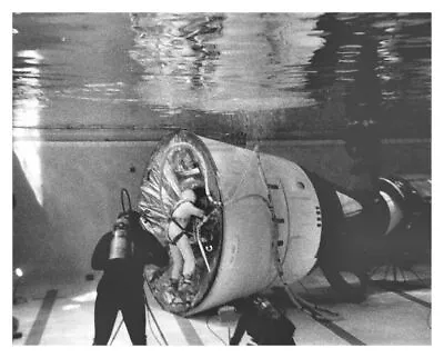 Buzz Aldrin Training In Pool On Gemini Mockup 8x10 Photograph Reprint • $8.49