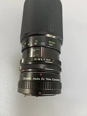 Vivitar Series 1 70-210mm 1:2.8-4.0 Lens Canon FD W 2x Tele Converter • $35.95