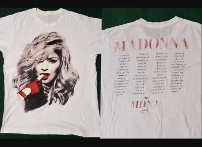 Madonna The MDNA Tour T-Shirt Madonna Tour 2012 Shirt Allsizes For Fans • $24.99