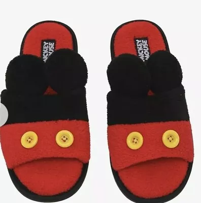 Disney Mickey Mouse 3D Spa Slippers Unisex Adult Cozy Slippers S/M • $22.99