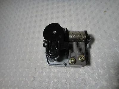 Music Box Movement Wind Up Mechanism Works Plays  Whistle While You Work  W/ Key • $14.99