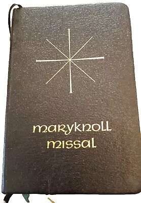 Maryknoll Missal Vatican II Edition 1966 Vintage Catholic Daily Leather • $9.57