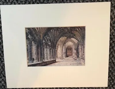 £11.50 • Buy Original Matted Antique Print Biscombe Gardener 1907 Canterbury Cathedral