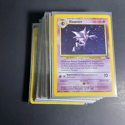$79 • Buy Pokemon Vintage Fossil Lot - 1st Editions - Holos - 50+ Cards (LP-NM)