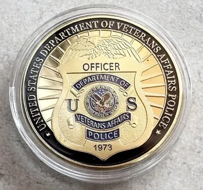 VA U S Dept Of Veterans Affairs Police Challenge Coin. New! Fast Shipping • $14.98