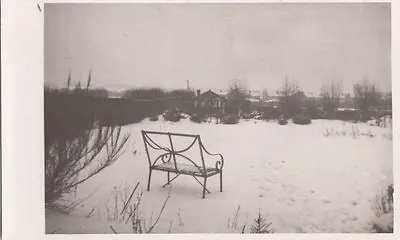 £5 • Buy PARKGATE (Cheshire) : Winter 1940-The Garden  In Devon Bank Feb.   RP
