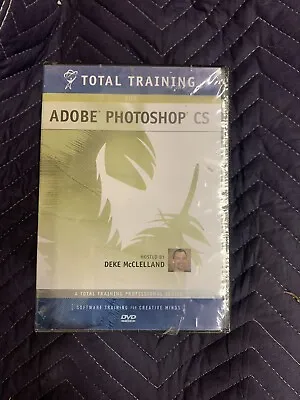 $23.95 • Buy NEW SEALED Adobe Photoshop CS TOTAL TRAINING DVD Parts 1 And 2 Deke McClelland