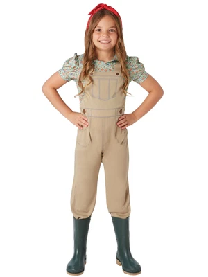 £16.99 • Buy WW2 Land Girl Costume, Large, Childrens Fancy Dress