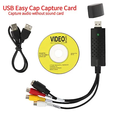 VHS To DVD Converter USB Audio Video Capture Recorder Analog To Digital • $8.59