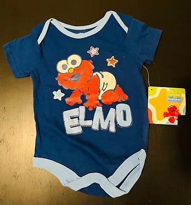 Vintage Baby Elmo One Piece Sesame Beginnings Sesame Street Size 3-6 Months • $14.56