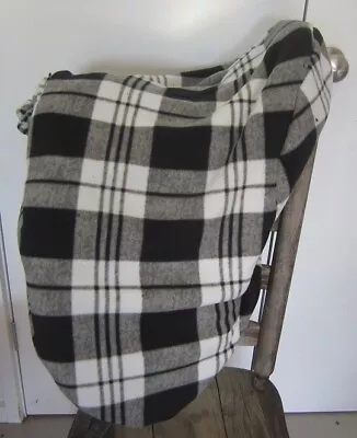 Horse Stock / Western / Swinging Fender Saddle Cover Tartan With Sherpa Padding • $39