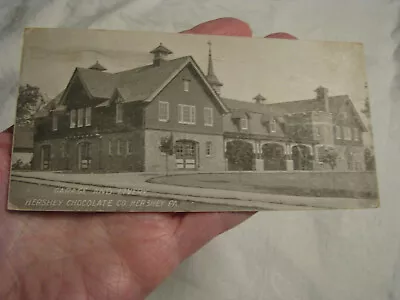 1910 Post Card Garage & Livery Hershey Chocolate Co. Hershey Pa. 5-1/2  X 3  • $7