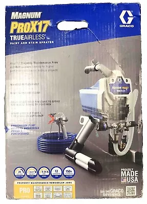 Graco Magnum ProX17 Stand Airless 3000 PSI Paint Sprayer 17G177 NEW SEALED • $499.99