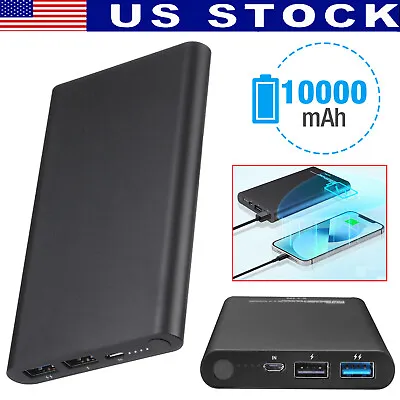 10000mAh Power Bank Dual USB External Battery Backup Charger For Mobile Phone US • $12.99