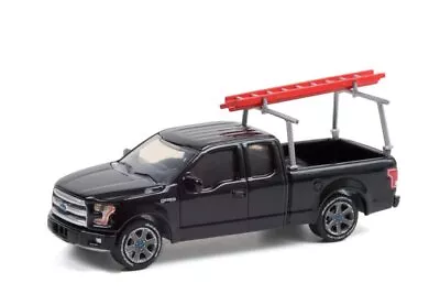2017 FORD F-150 WITH LADDER RACK 1/64 Scale DIECAST CAR GREENLIGHT 35200F/48 • $8.06