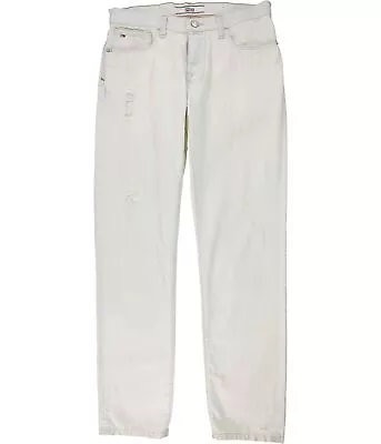 Tommy Hilfiger Mens Bleached Stretch Jeans White 31W X 32L • $7.95