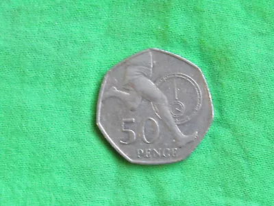 50p Four Minute Mile Fifty Pence Circulated Coin 2004 • £2.99