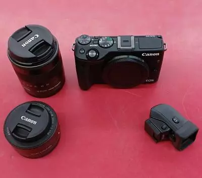 CANON Model Number: EOS M3 Eos M3 Double Lens EVF Kit • $1748.93