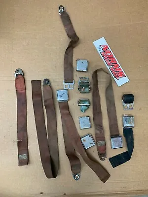 Mopar 1966 A B Body 66 67 Coronet Charger  Seat Belts  OEM Factory Parts • $50