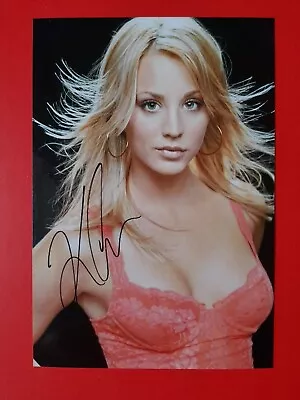 Kaley Cuoco Signed Autographed Photo The Big Bang Theory • £3.30