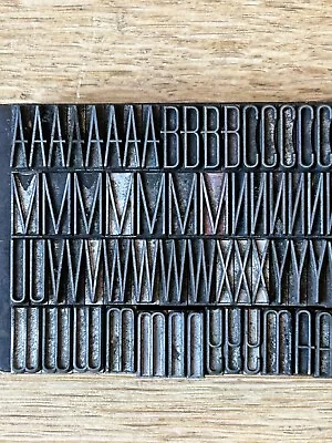 Vintage Rare/Unique Printing Letterpress Upper Case-Numbers-Symbols/Punctuation • $75