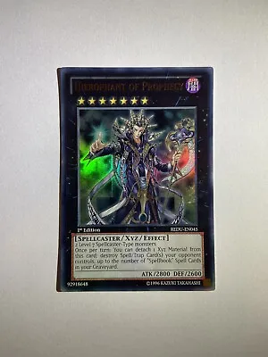 Hierophant Of Prophecy REDU-EN045 Ultra Rare 1st Edition YuGiOh! Card • £3.50