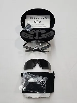 NEW Oakley SI Ballistic M-Frame 2.0 Black Frame W/ Clear & Dark Lens • $69