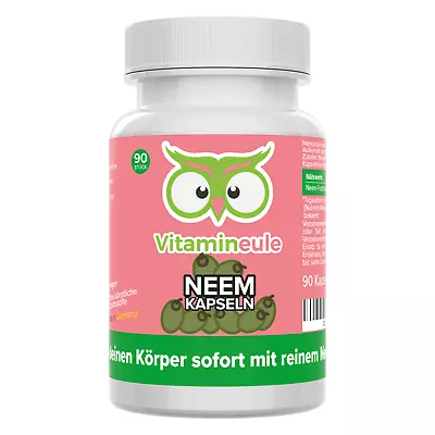 Neem Capsules With 400 Mg Extract (4:1) - Vegan - Vitamin Owl • £24.11