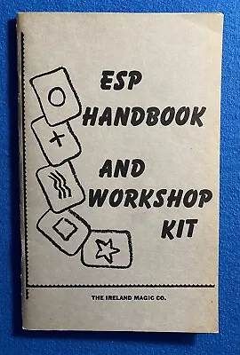 ESP Handbook And Workshop Kit Edward Marlo Bert Allerton U.F. Grant 1963 • $5.99