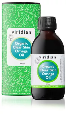 Viridian 100% Organic Clear Skin Omega Oil - 200ml • £17.49