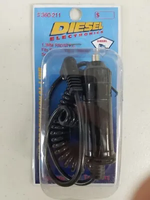 $10 • Buy Diesel 360-211 1.3mm Bel Beltronics Radar Detector Coiled Power Cord Small Pin