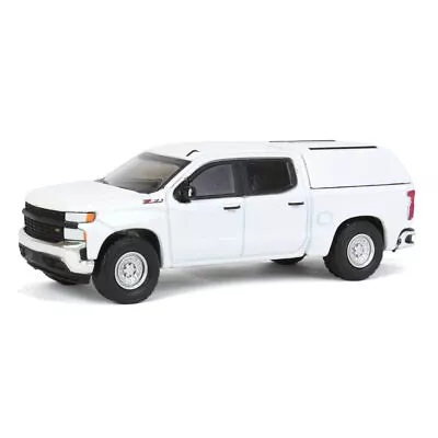 1/64 2022 Chevrolet Silverado WT Truck With Camper Shell Blue Collar 11 35240-F • $10.99