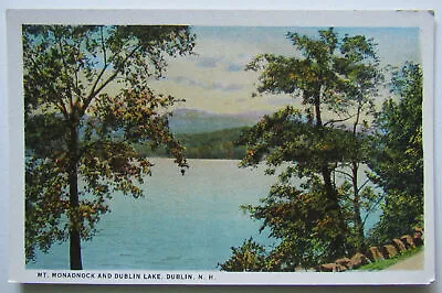 Mt. Monadnock Lake Dublin New Hampshire 1923 Postcard • $6.25