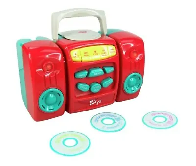 Red & Blue Shade CD Player Kids Birthday Party Gift Musical Toy Game Chad Valley • £24.99