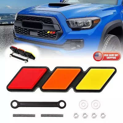 Toyota TRD Racing Sport Tri-color Logo Grille Badge Nameplate Emblem Decorate • $9.99