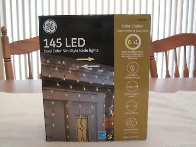 2018 Ge 145 Led Dual Color Net-style Icicle Lights--#1041114--new • $29.99