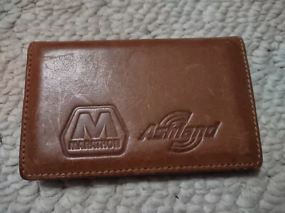 Marathon Ashland Petroleum Oil Leather Business Card Holder • $14.99