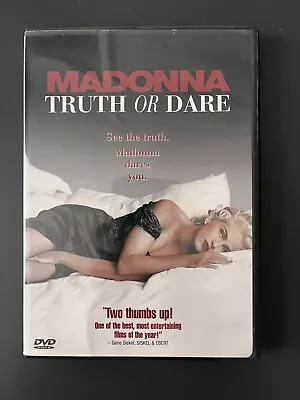 MADONNA TRUTH OR DARE DVD (Blond Ambition Concert Movie) 1997 • $9.95