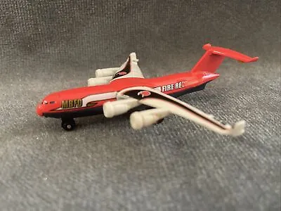 MATTEL 2007 MBFX Fire Rescue BOEING 737-800 DIECAST 4  JET AIRPLANE M0183 Used • $11.90