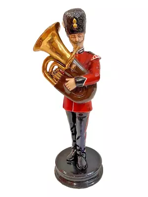 Michael Sutty Royal Fusiliers Tuba Player Porcelain Military Figurine • $75