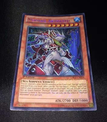 Mermail Abyssleed - CBLZ-EN034 - 1st Edition - Secret - Yugioh • $4.97