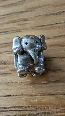 Genuine Pandora Bracelet Charm - Silver Lucky Elephant Charm S925 ALE • £20